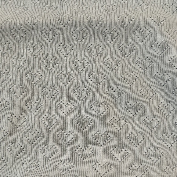 Blue heart brandy Melville, small baby tee. great condition! - Picture 2 of 3